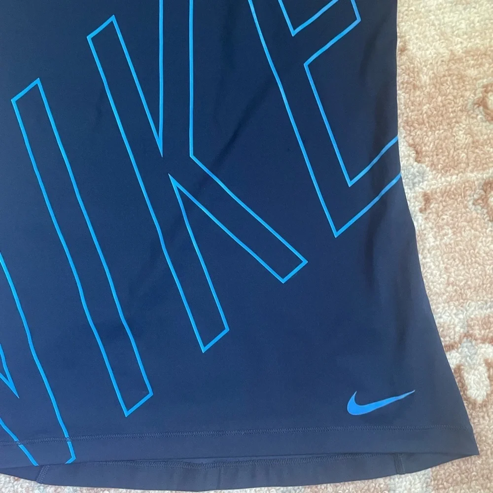 Nike Pro Hypercool Blue Tank